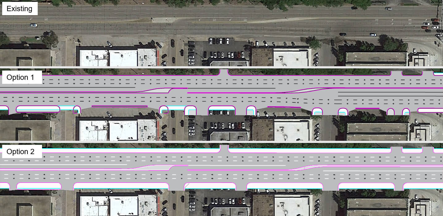 Driveway consolidation diagram