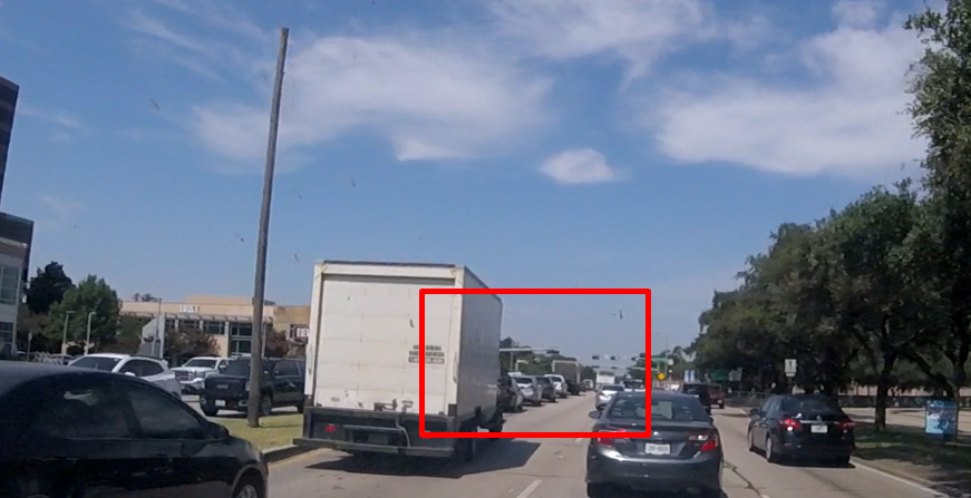 Left turn congestion in the project area